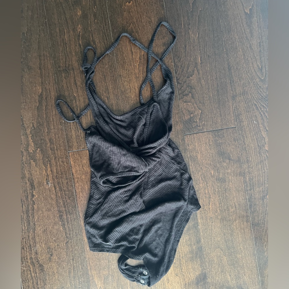 Naked Wardrobe Black Ribbed Apparel
